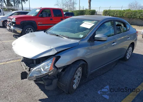 2013 Nissan Sentra Sv из США, поврежденный, VIN 3N1AB7AP3DL748109